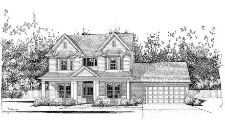 House Plan 65827 Elevation