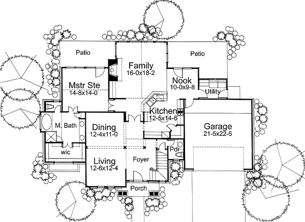 Contemporary Level One of Plan 65854