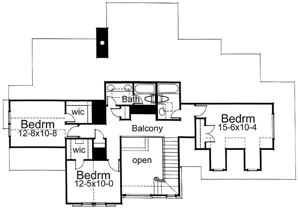 Contemporary Level Two of Plan 65854