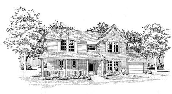 House Plan 65858 Elevation