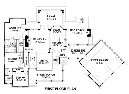 First Level Plan