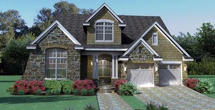 Cottage Craftsman Southern Traditional Tuscan Elevation of Plan 65868