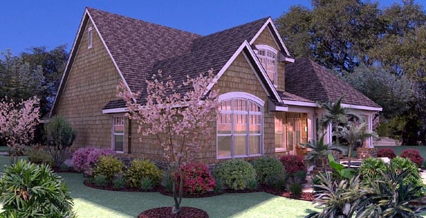 Cottage, Craftsman, Southern, Traditional, Tuscan Plan with 2143 Sq. Ft., 3 Bedrooms, 3 Bathrooms, 2 Car Garage Picture 5