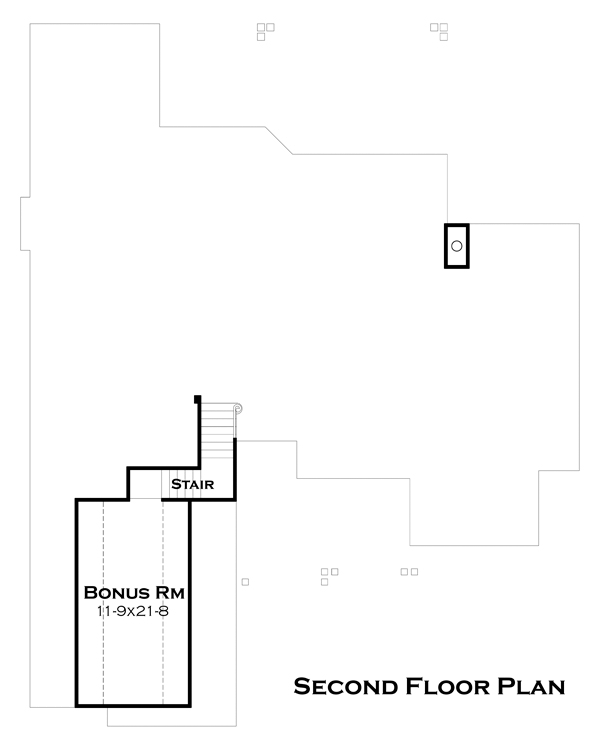 Cottage Country Tuscan Level Two of Plan 65874