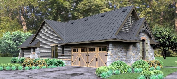 Cottage, Country, Tuscan Plan with 2234 Sq. Ft., 3 Bedrooms, 3 Bathrooms, 2 Car Garage Picture 6