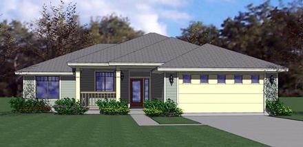 House Plan 65890 Elevation