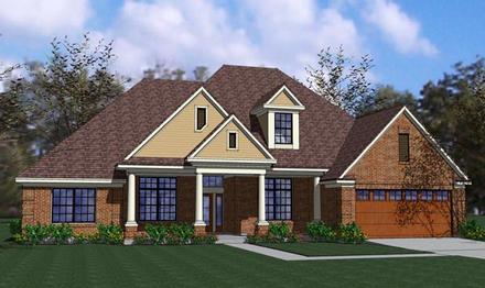 House Plan 65896 Elevation