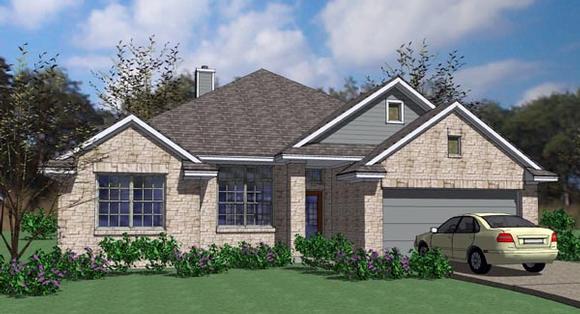 House Plan 65899 Elevation