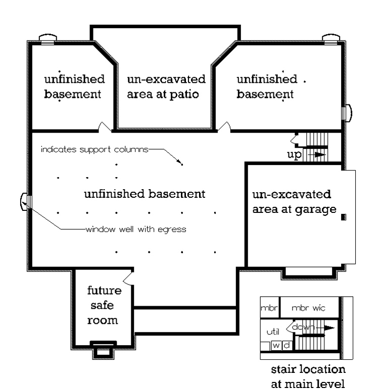 Country Lower Level of Plan 65905