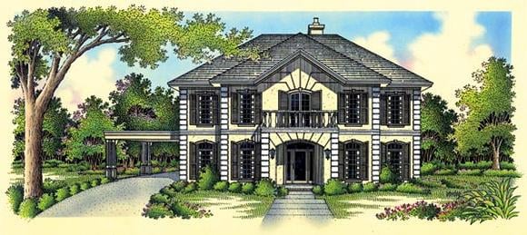 House Plan 65910 Elevation