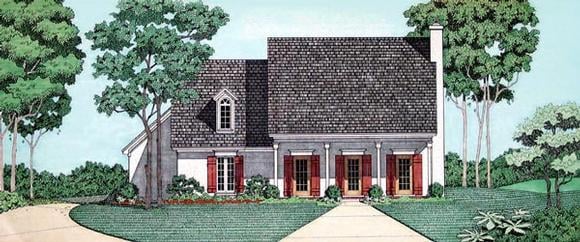 House Plan 65923 Elevation