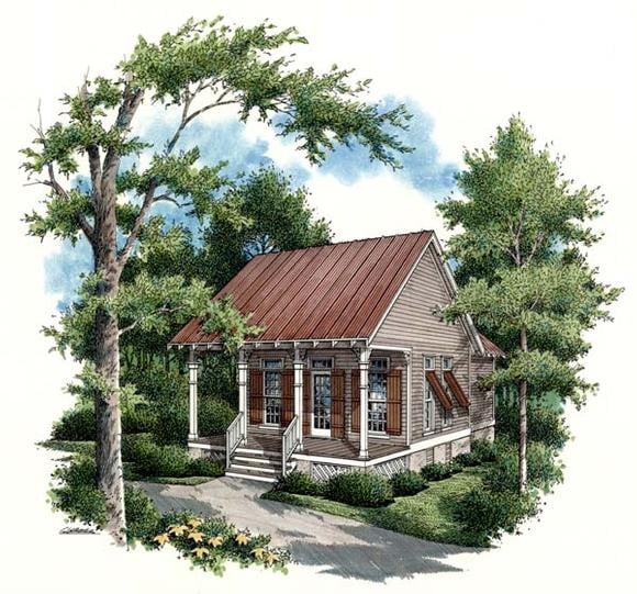 House Plan 65934 Elevation