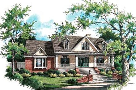 House Plan 65938 Elevation