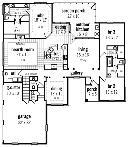 European Southern Traditional Level One of Plan 65963