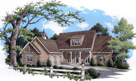 House Plan 65965 Elevation