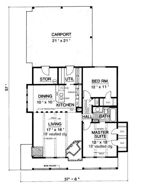 Contemporary Level One of Plan 65968