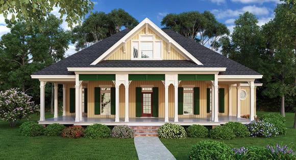 House Plan 65973 Elevation