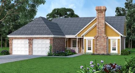 House Plan 65981 Elevation