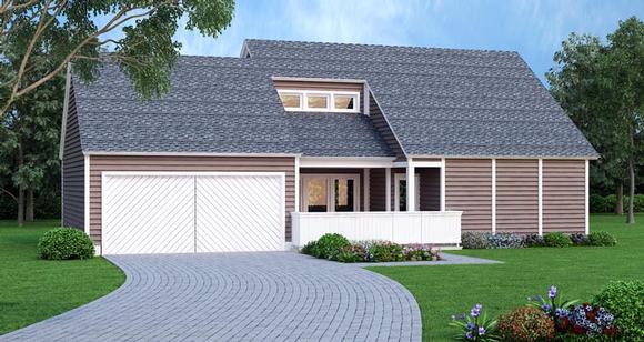 House Plan 65987 Elevation