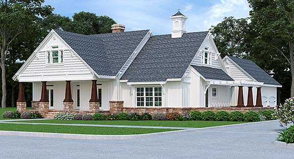 House Plan 65999 Elevation