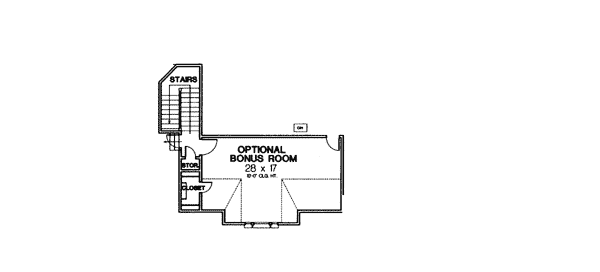 Country French Country One-Story Level Two of Plan 66038