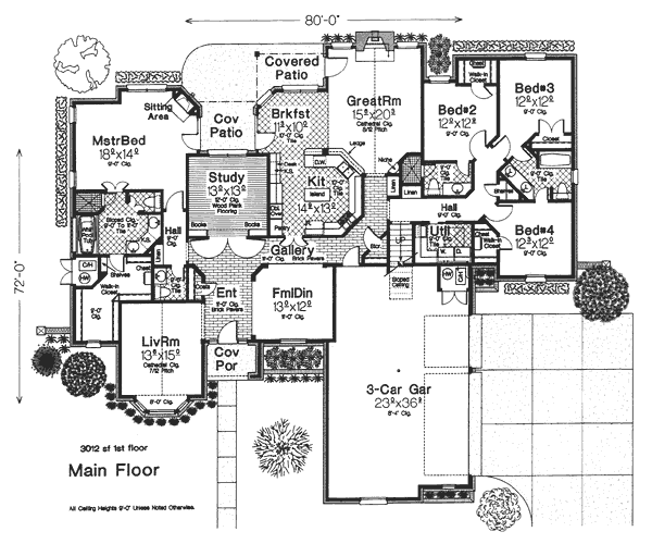 European Tudor Level One of Plan 66071