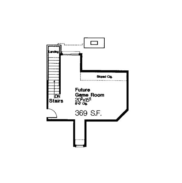 One-Story Traditional Level Three of Plan 66084