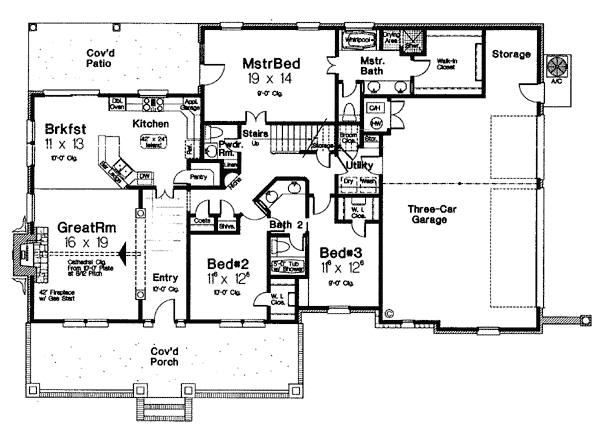 Country Southern Level One of Plan 66105