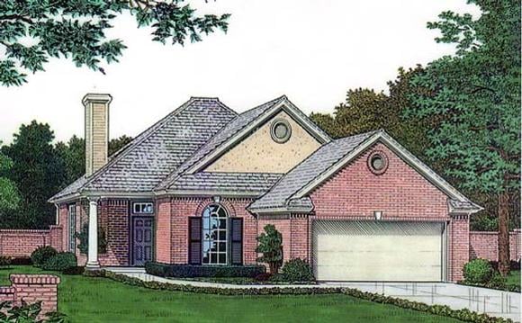 House Plan 66130 Elevation