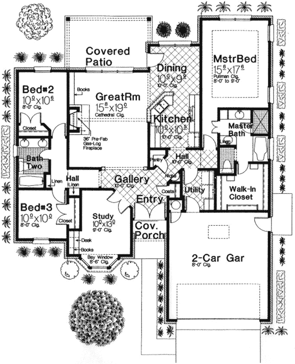 One-Story Level One of Plan 66135