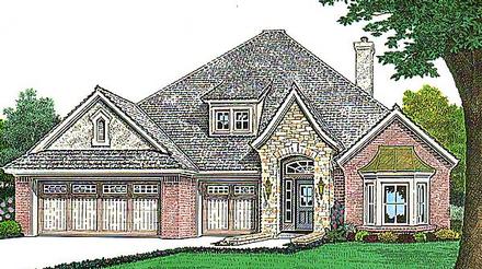 House Plan 66140 Elevation