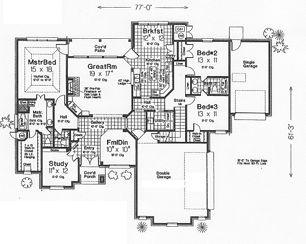 Traditional Level One of Plan 66143