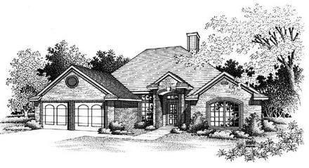 Traditional Elevation of Plan 66162