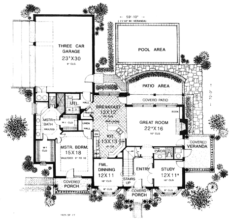 Colonial Level One of Plan 66174