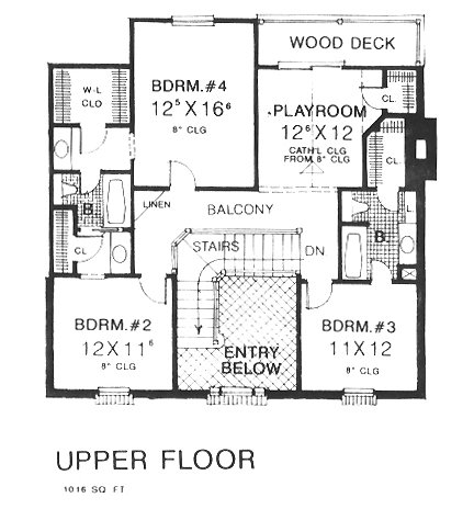 Colonial Level Two of Plan 66174