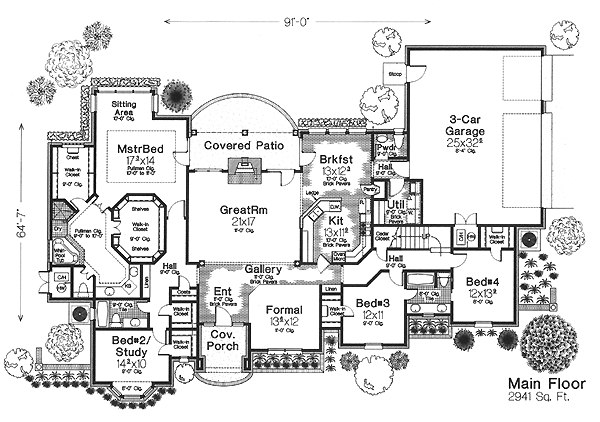 Traditional Level One of Plan 66181