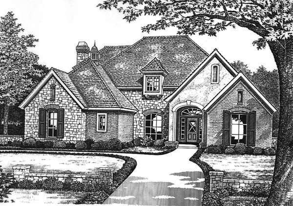 Plan 66183 | Traditional Style with 4 Bed, 4 Bath, 3 Car Garage