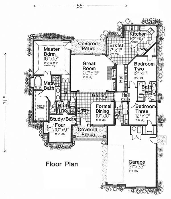 Traditional Level One of Plan 66187