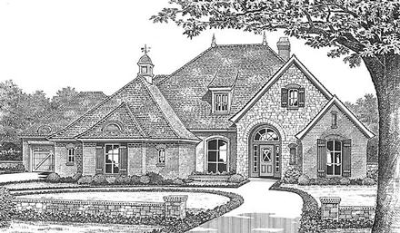 Traditional Elevation of Plan 66188