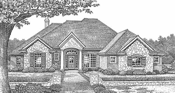 Plan 66189 | Traditional Style with 4 Bed, 3 Bath, 3 Car Garage