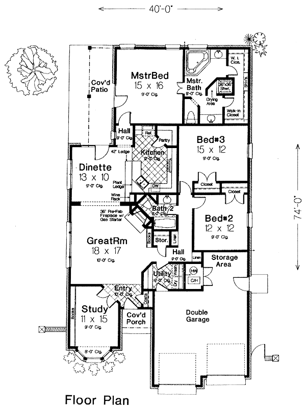 Traditional Level One of Plan 66197