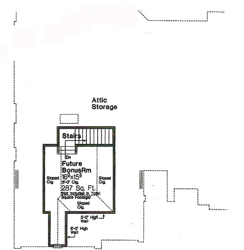 One-Story Traditional Level Two of Plan 66204