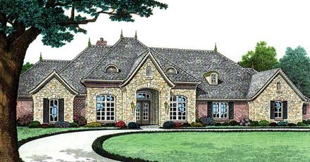 Southern Elevation of Plan 66240