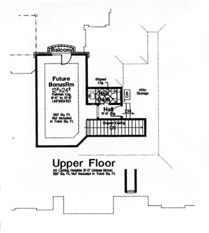 French Country Southern Level Two of Plan 66241