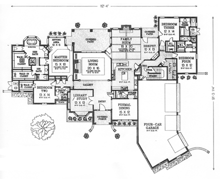House Plan 66246 First Level Plan