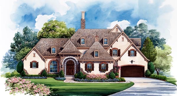 European House Plans darby hill european style home house plan European House Plan 66435 Elevation European House Plans blueprint quickview front European House Plan 66435 Elevation
