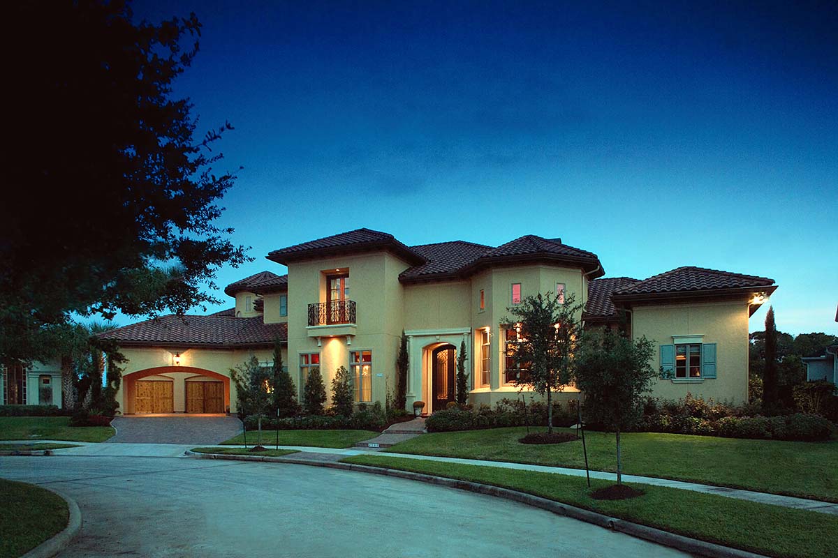 Plan 66444 | Mediterranean Style with 5 Bed, 6 Bath, 2 Car Garage