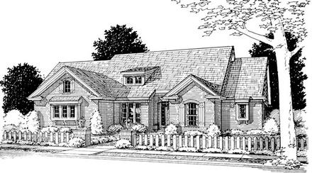 Traditional Elevation of Plan 66447