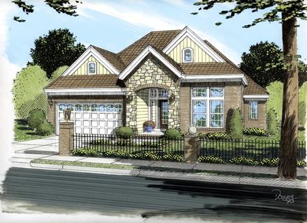 House Plan 66449 Elevation