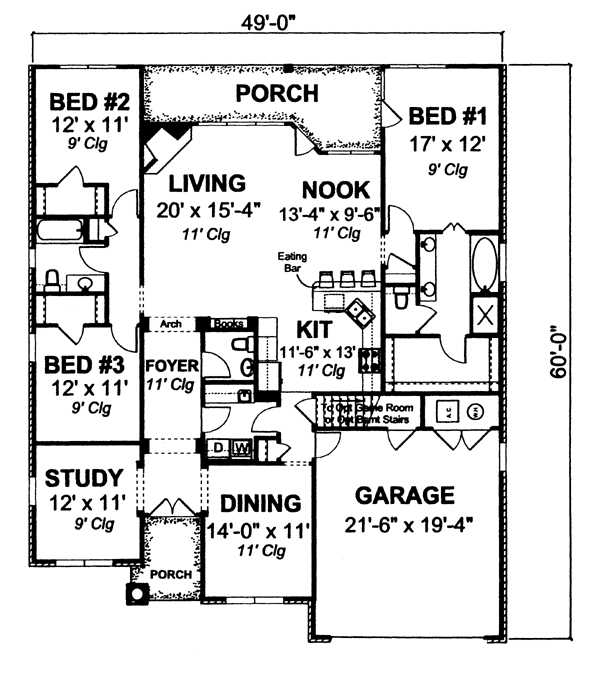 Traditional Level One of Plan 66452